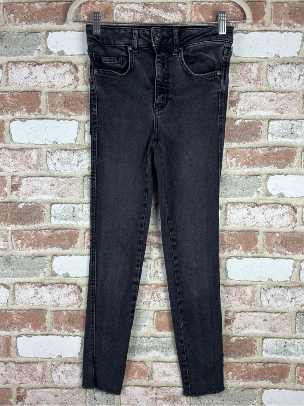 We The Free high rise skinny jean Raw hem | Black | Size 25
